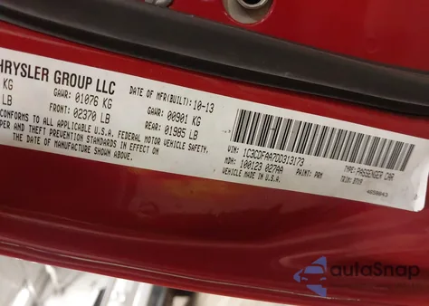 2013 Dodge Dart Se z USA, uszkodzony, nr VIN 1C3CDFAA7DD313173